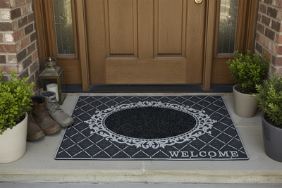 Outdoor PVC Door mat (Welcome D1 Silver)