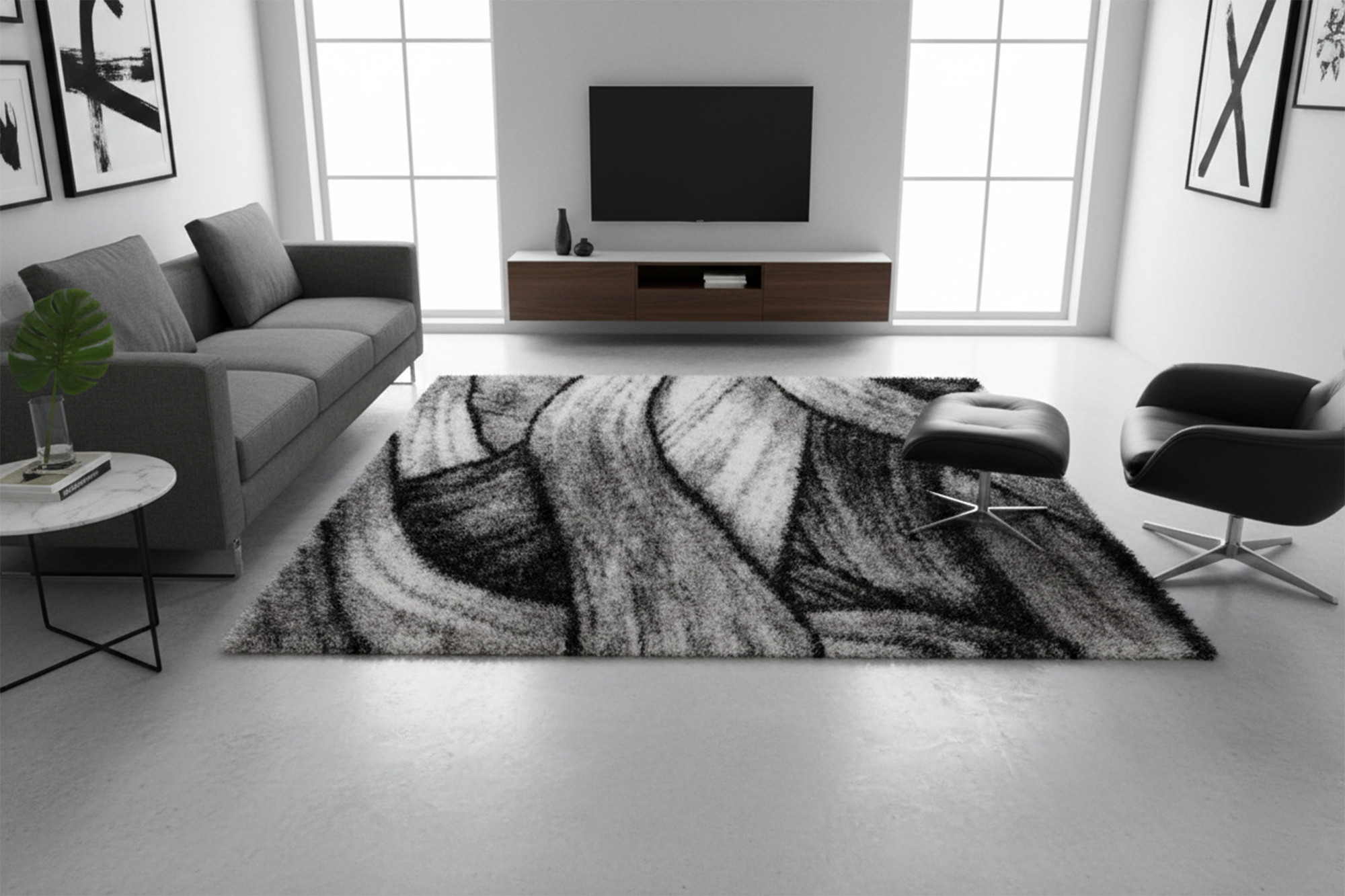 Posh Shaggy 023 GREY