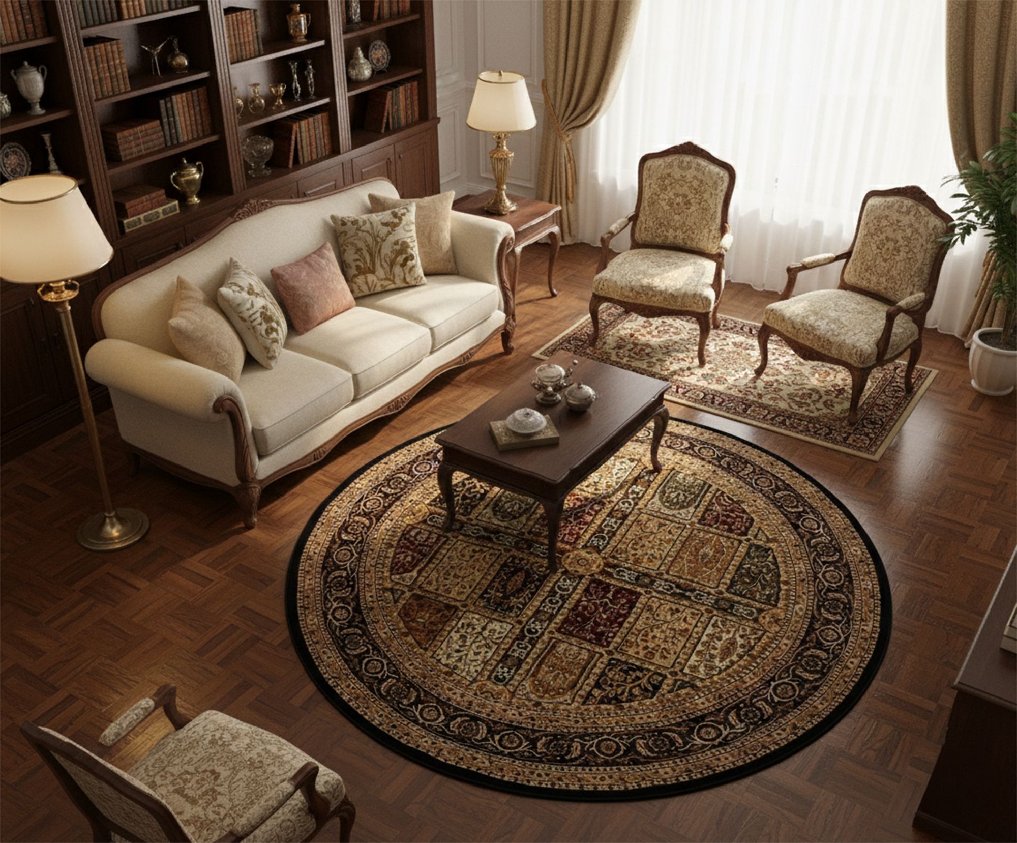 Sultan 279 BLACK/BLACK (Round)