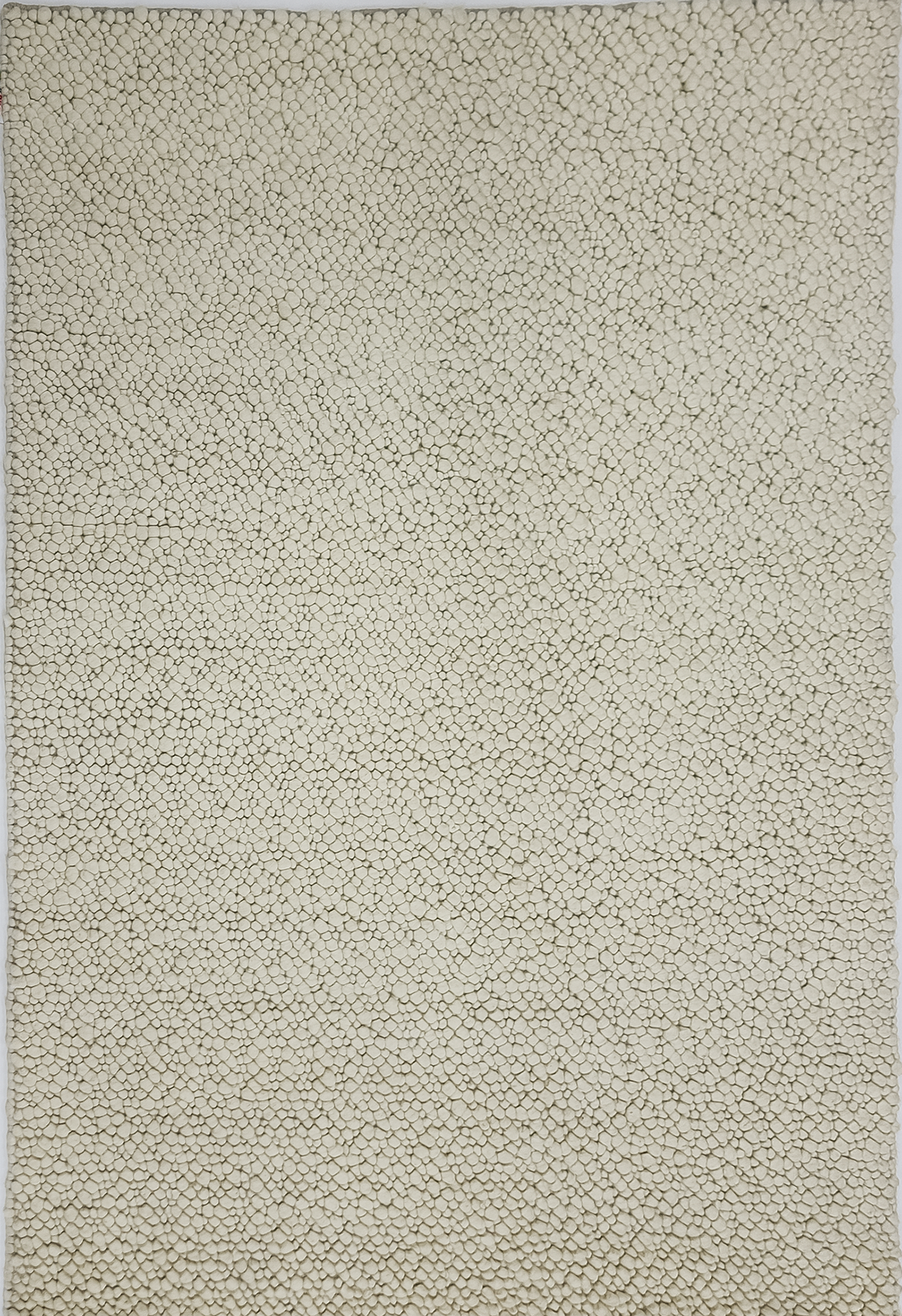 Fish eye -Vanilla (Wool rug)