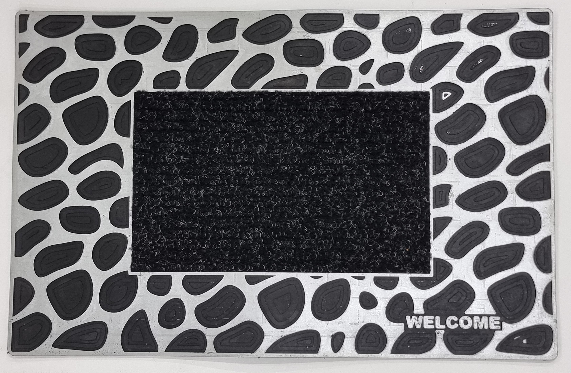 Outdoor PVC Door mat (Welcome A1 Silver)