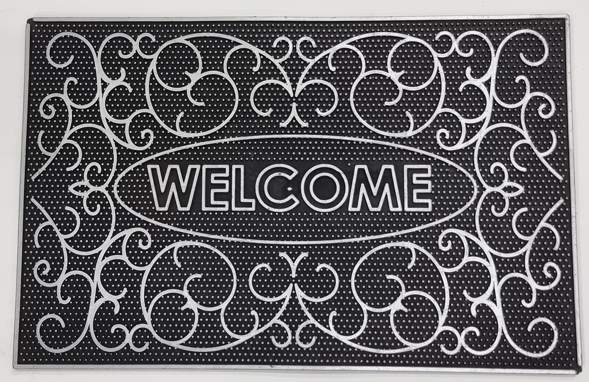 Outdoor PVC Door mat (Welcome A3 Silver)