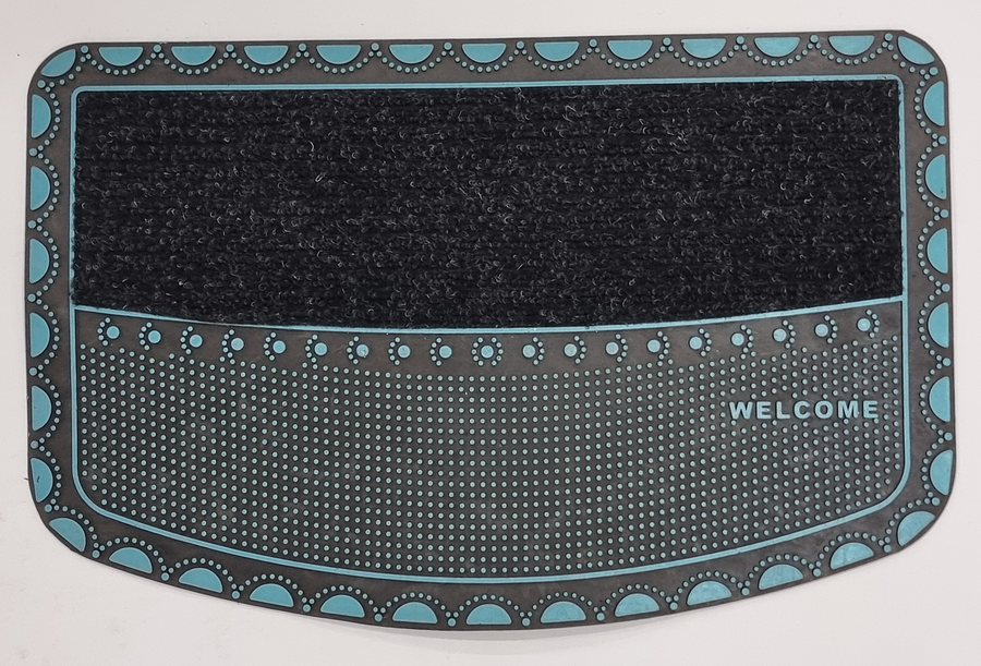 Outdoor PVC Door mat (Welcome C1 Turquoise)