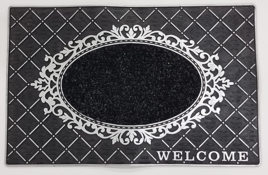 Outdoor PVC Door mat (Welcome D1 Silver)