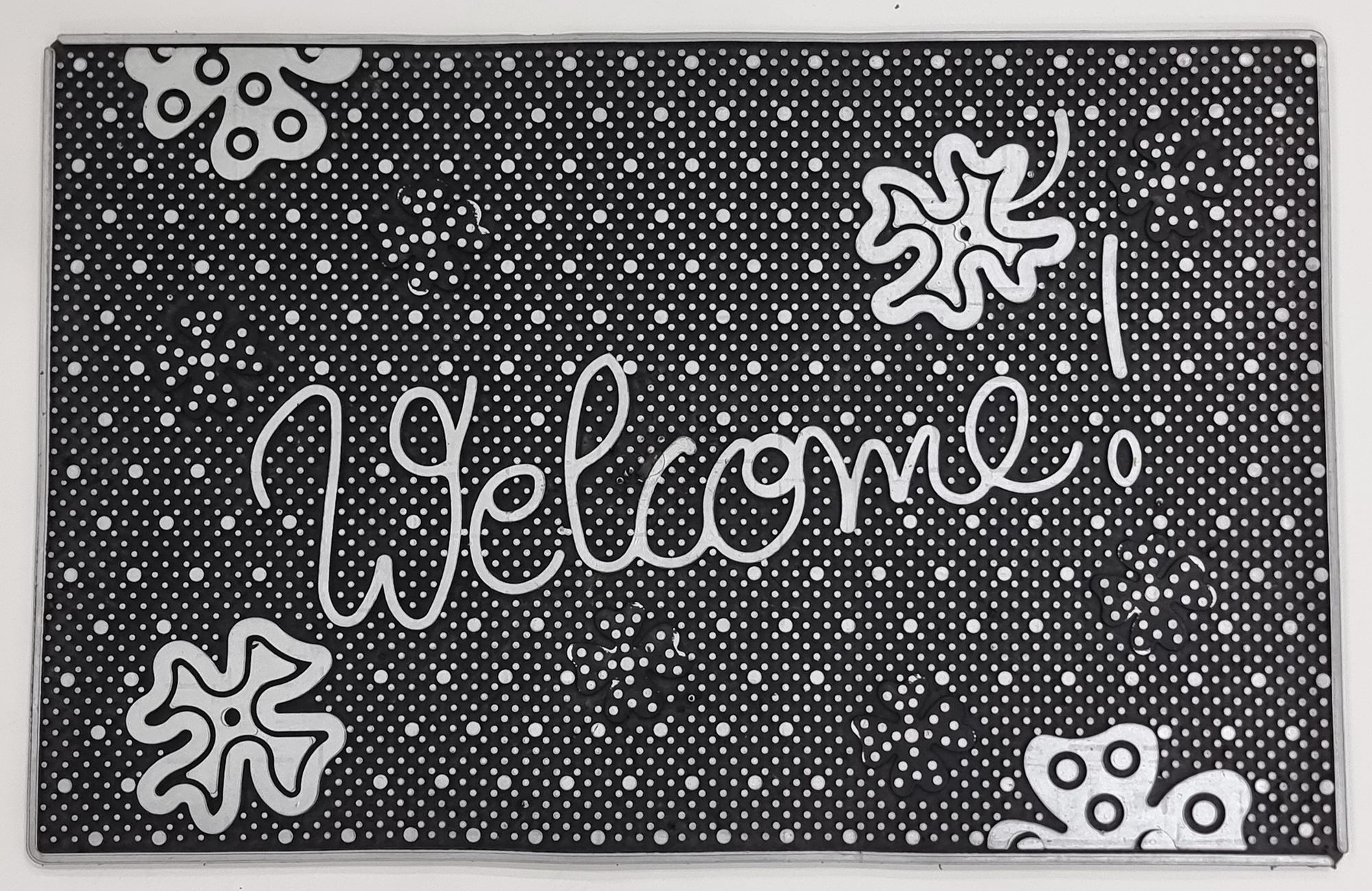 Outdoor PVC Door mat (Welcome E1 Silver)