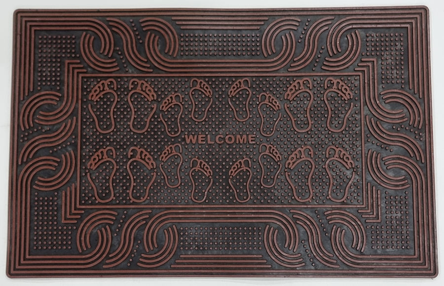 Outdoor PVC Door mat (Welcome H1 Brown)