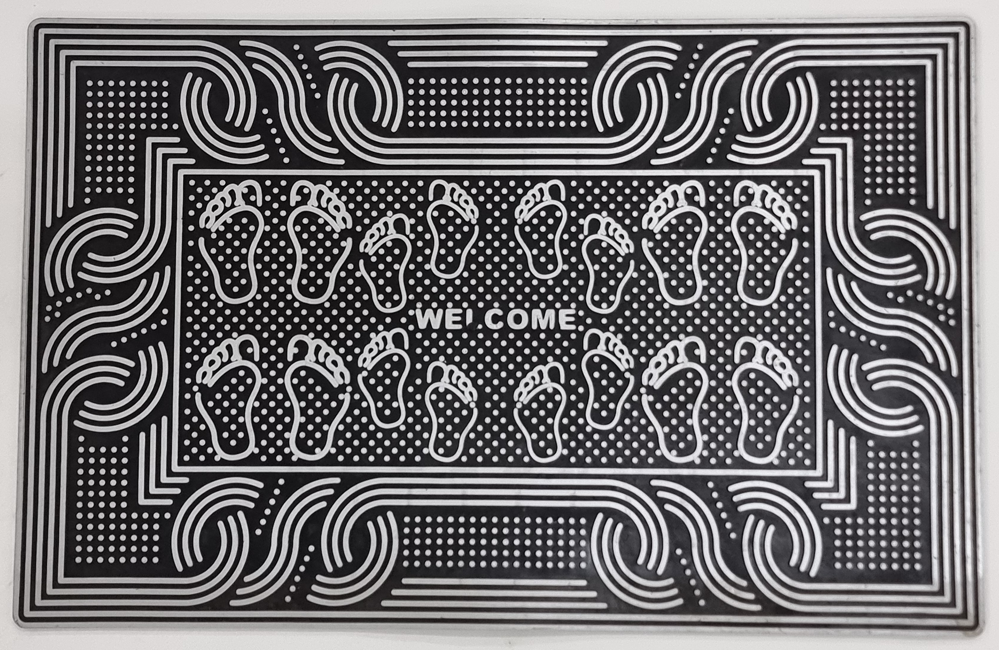 Outdoor PVC Door mat (Welcome H1 Silver)
