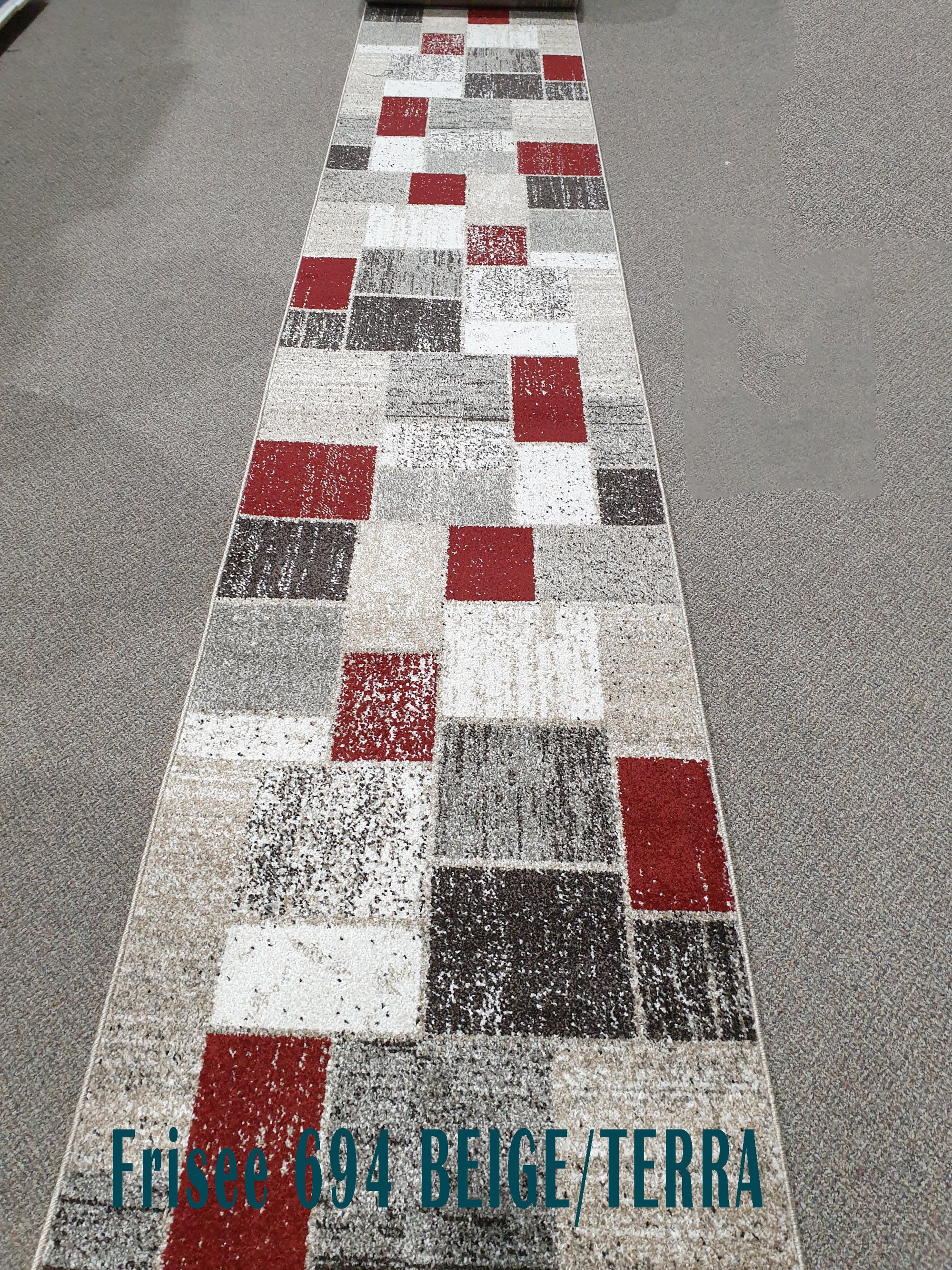 Hallway Runners Modern - Width 80cm (Frisee)