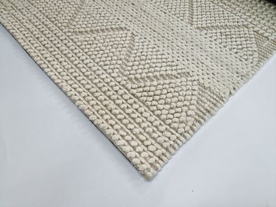 Textures 103 Ivory (Wool & Cotton blend)