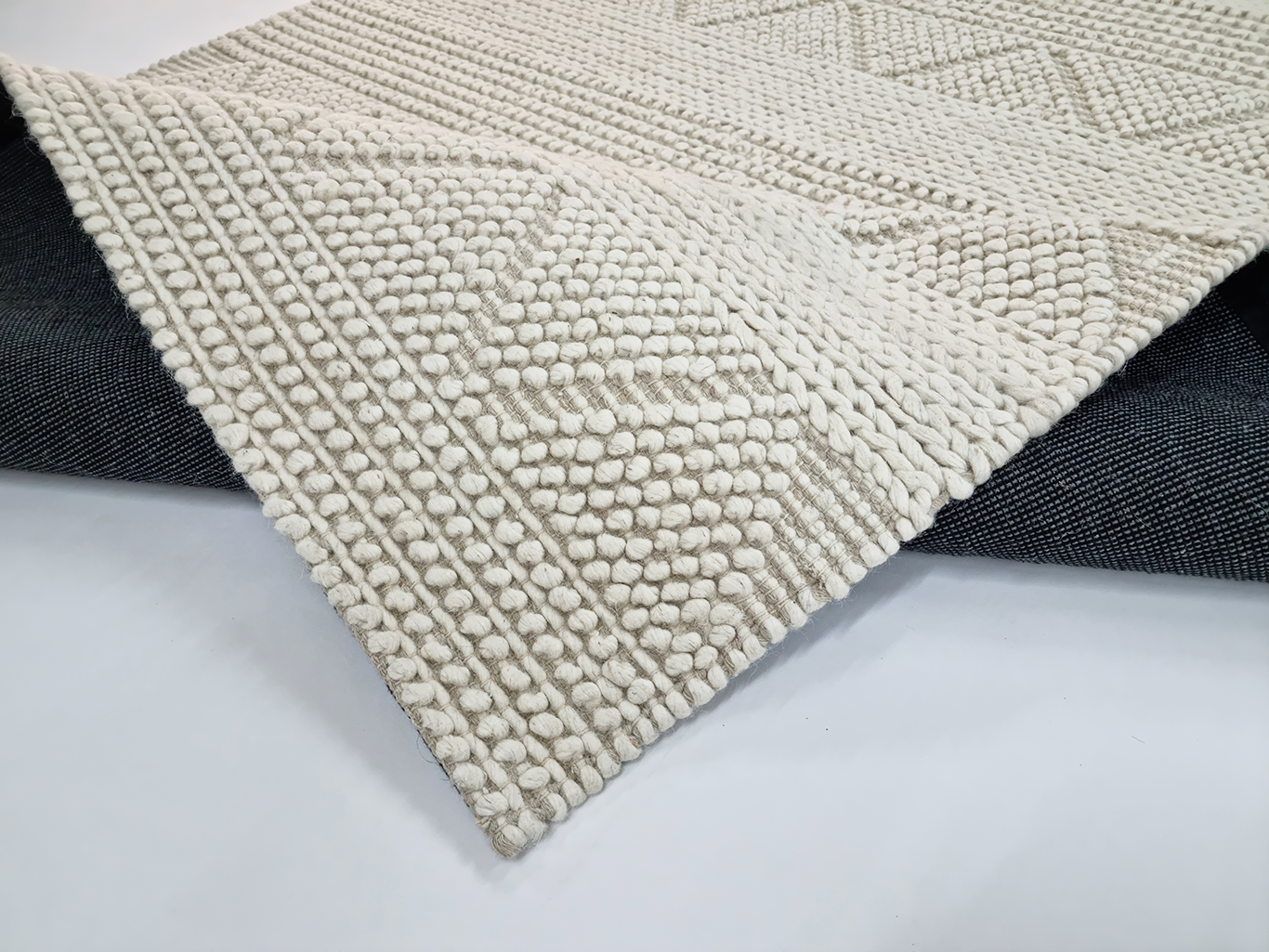 Textures 103 Ivory (Wool & Cotton blend)