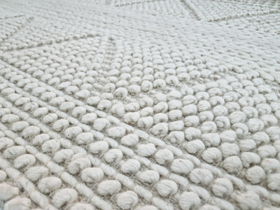 Textures 103 Ivory (Wool & Cotton blend)