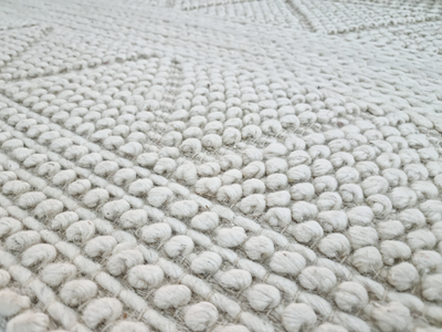 Textures 103 Ivory (Wool & Cotton blend)