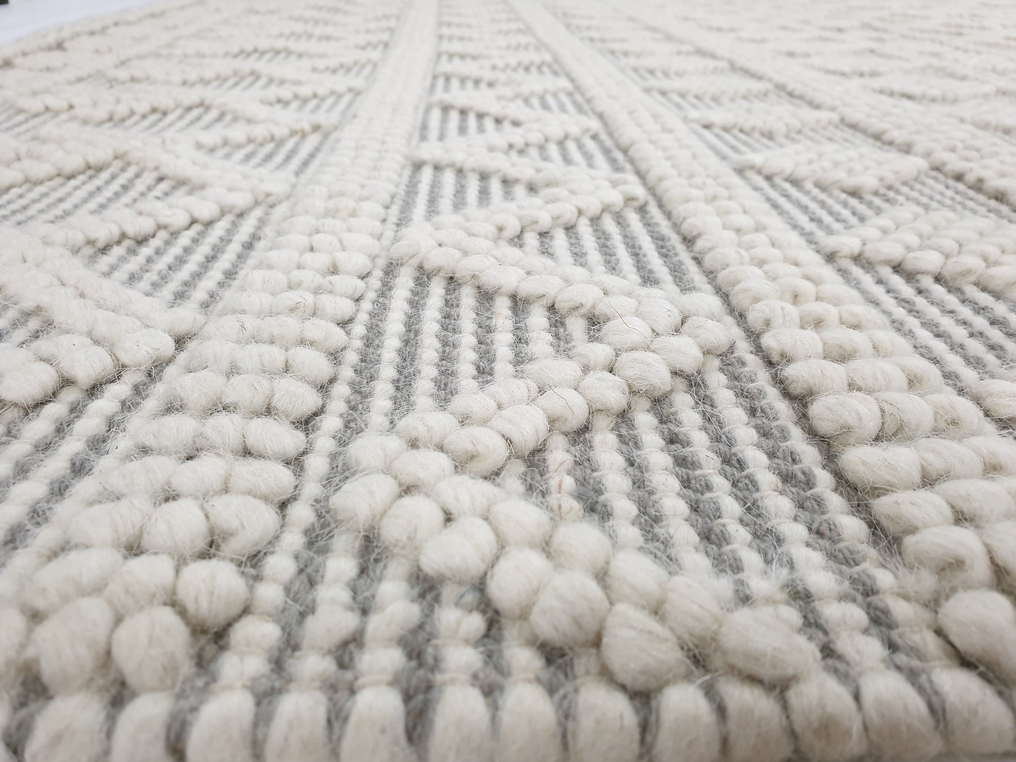 Textures WA103 Ivory (Wool & Cotton blend)