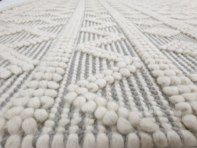 Textures WA103 Ivory (Wool & Cotton blend)