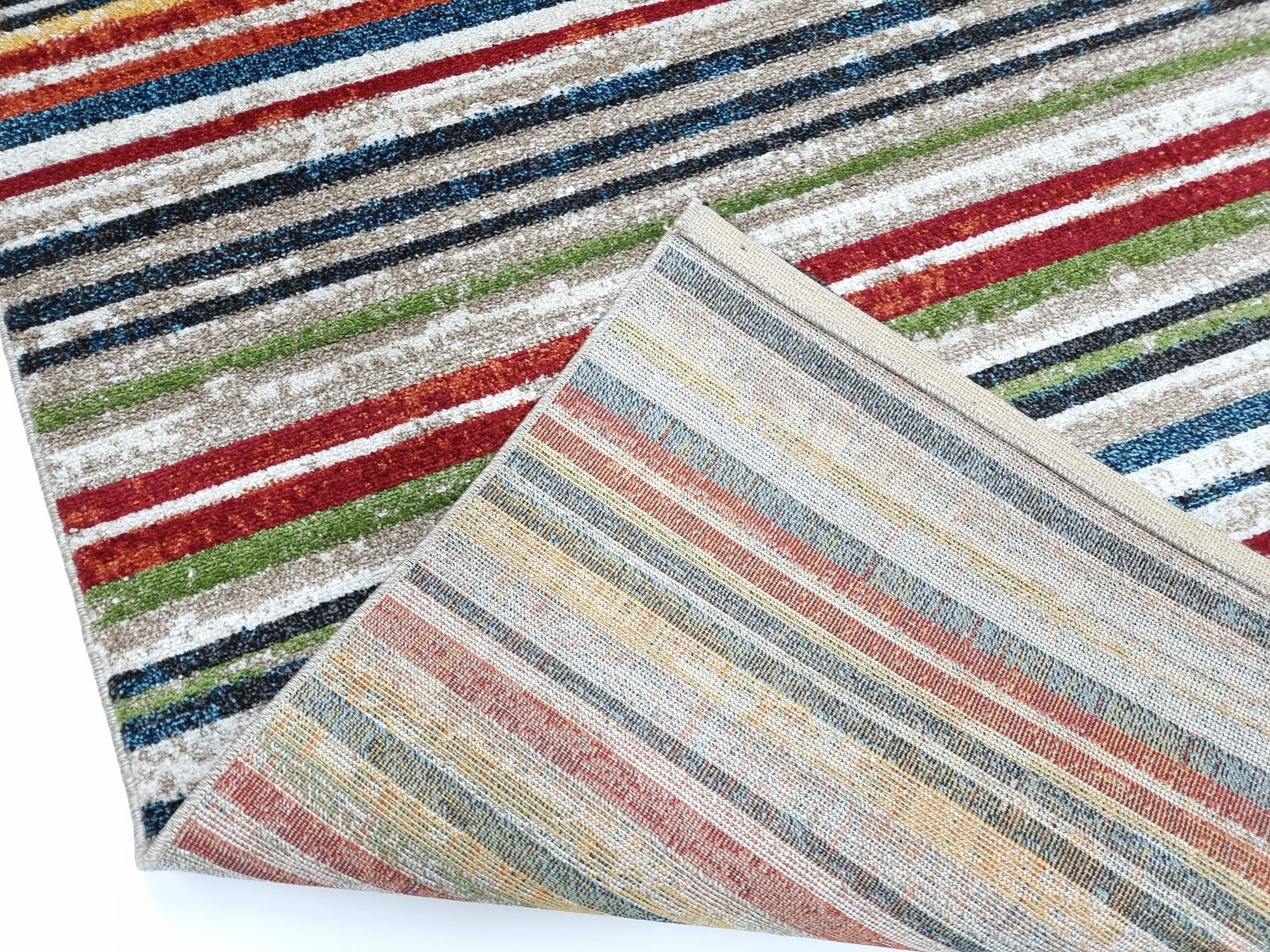 Frisee Rug 191 BEIGE/BLUE