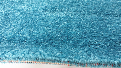 Frisee Plain Teal Blue