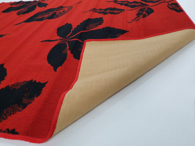 Leaves Red - Rubber backing