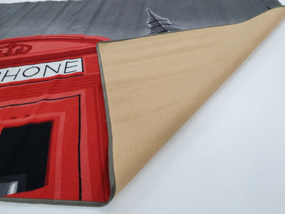 Telephone Box - Rubber backing