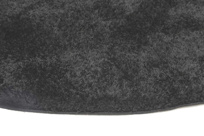 Fluffy Shaggy Round - Black