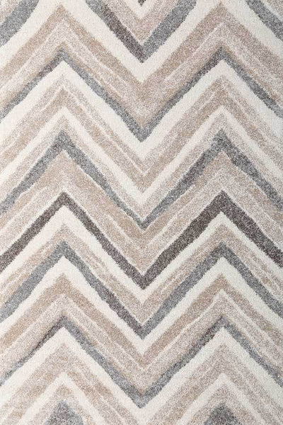 Ash Chevron Beige Rug