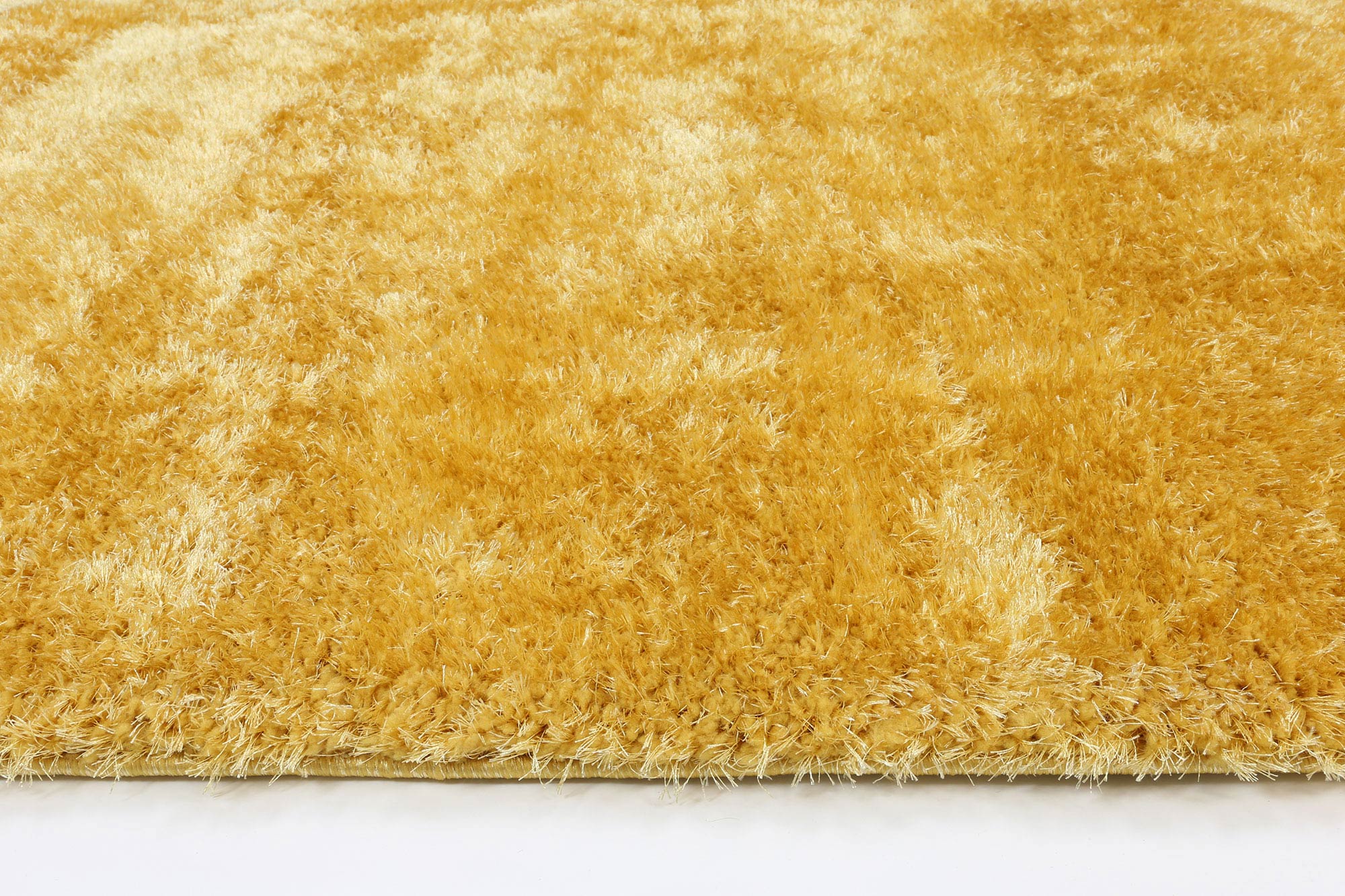 Fluffy Shaggy Mustard Yellow