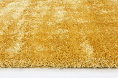 Fluffy Shaggy Mustard Yellow