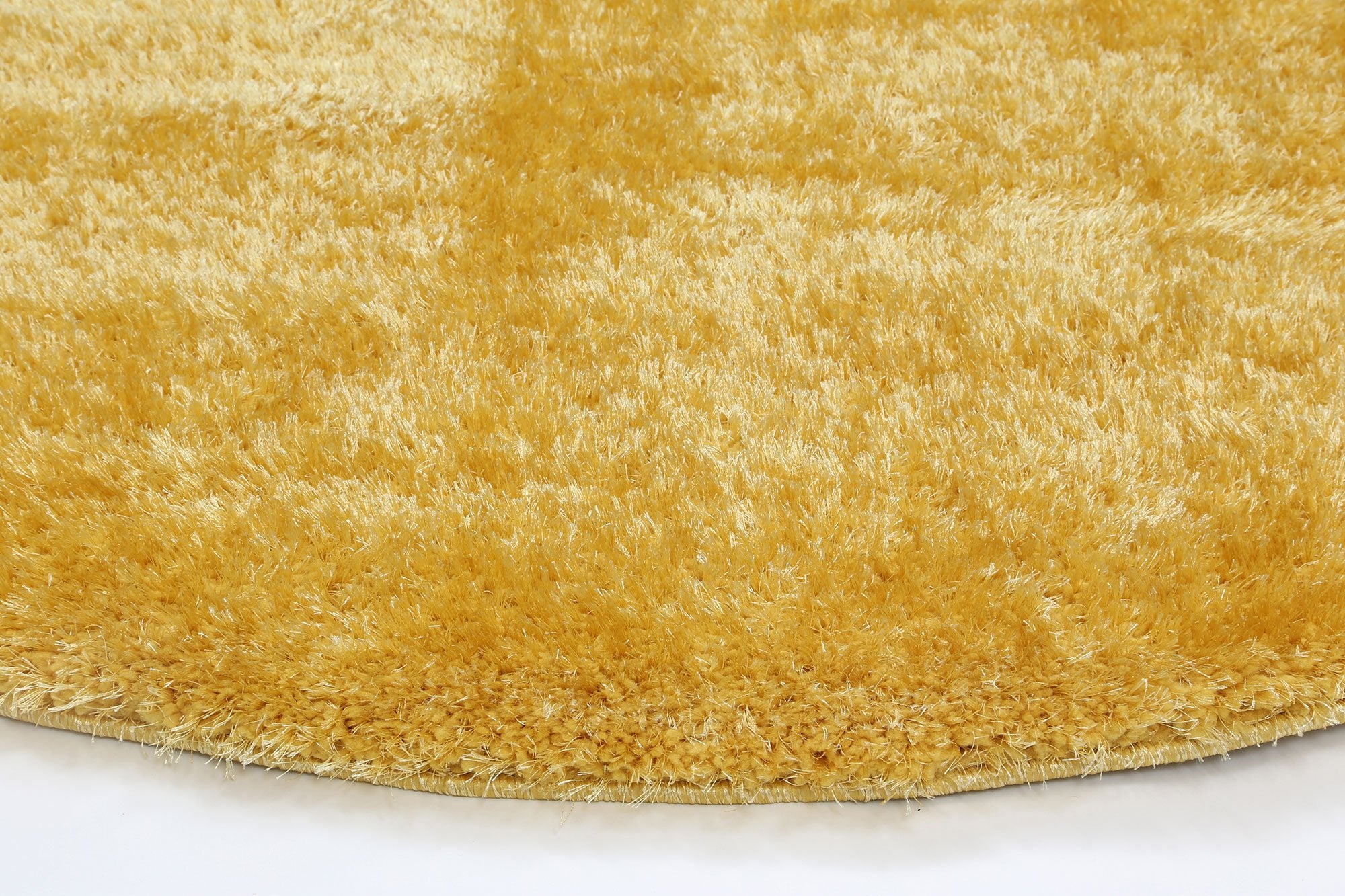 Fluffy Shaggy Mustard Yellow