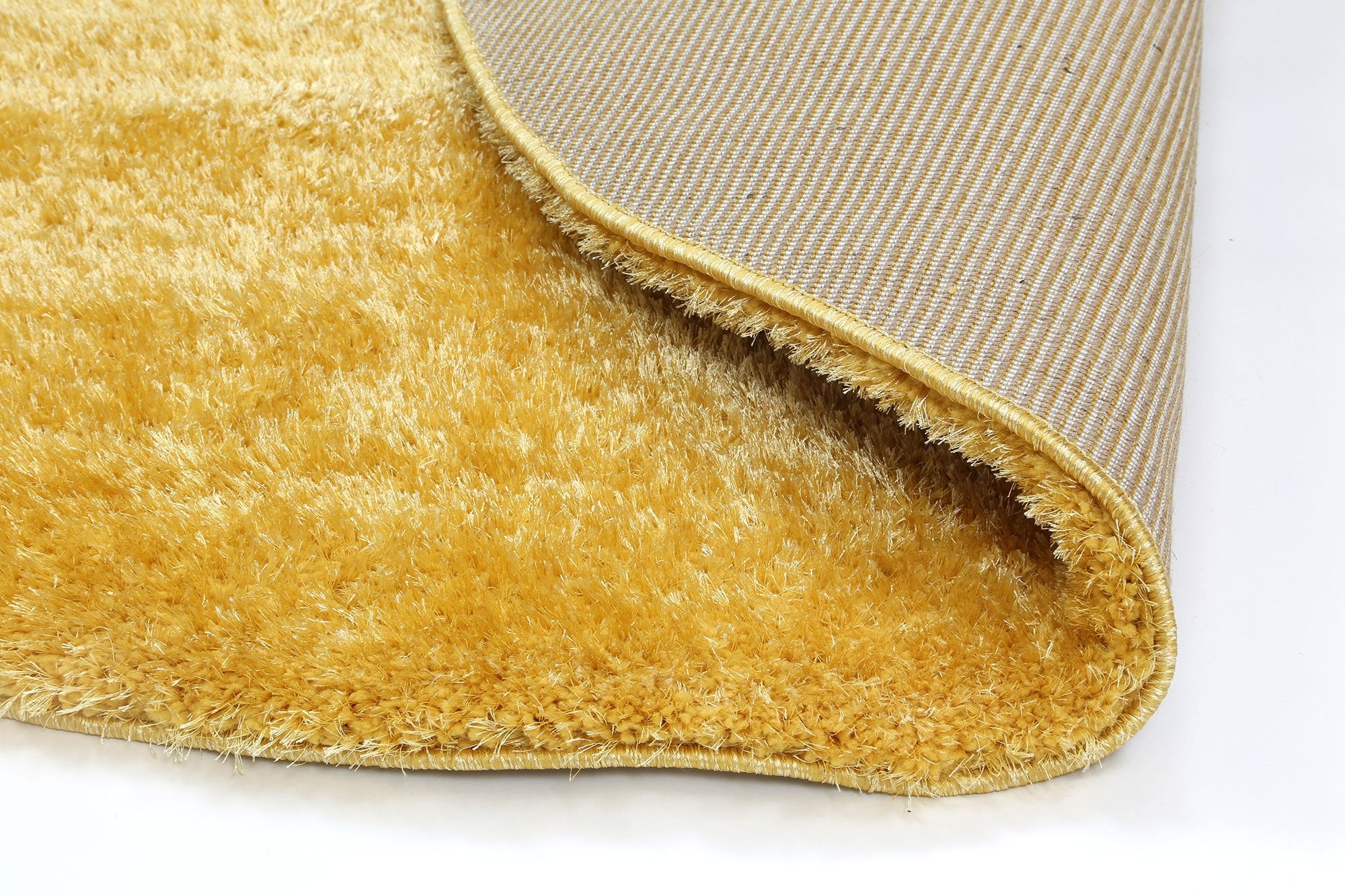 Fluffy Shaggy Mustard Yellow