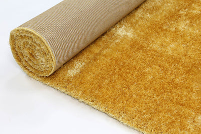 Fluffy Shaggy Mustard Yellow