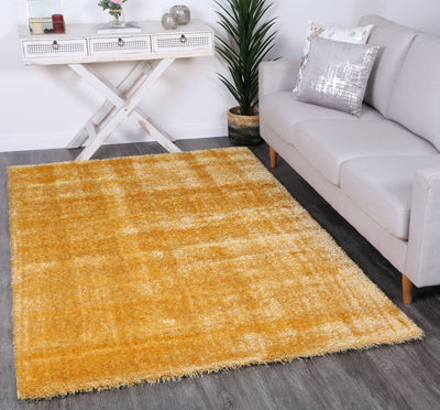 Fluffy Shaggy Mustard Yellow