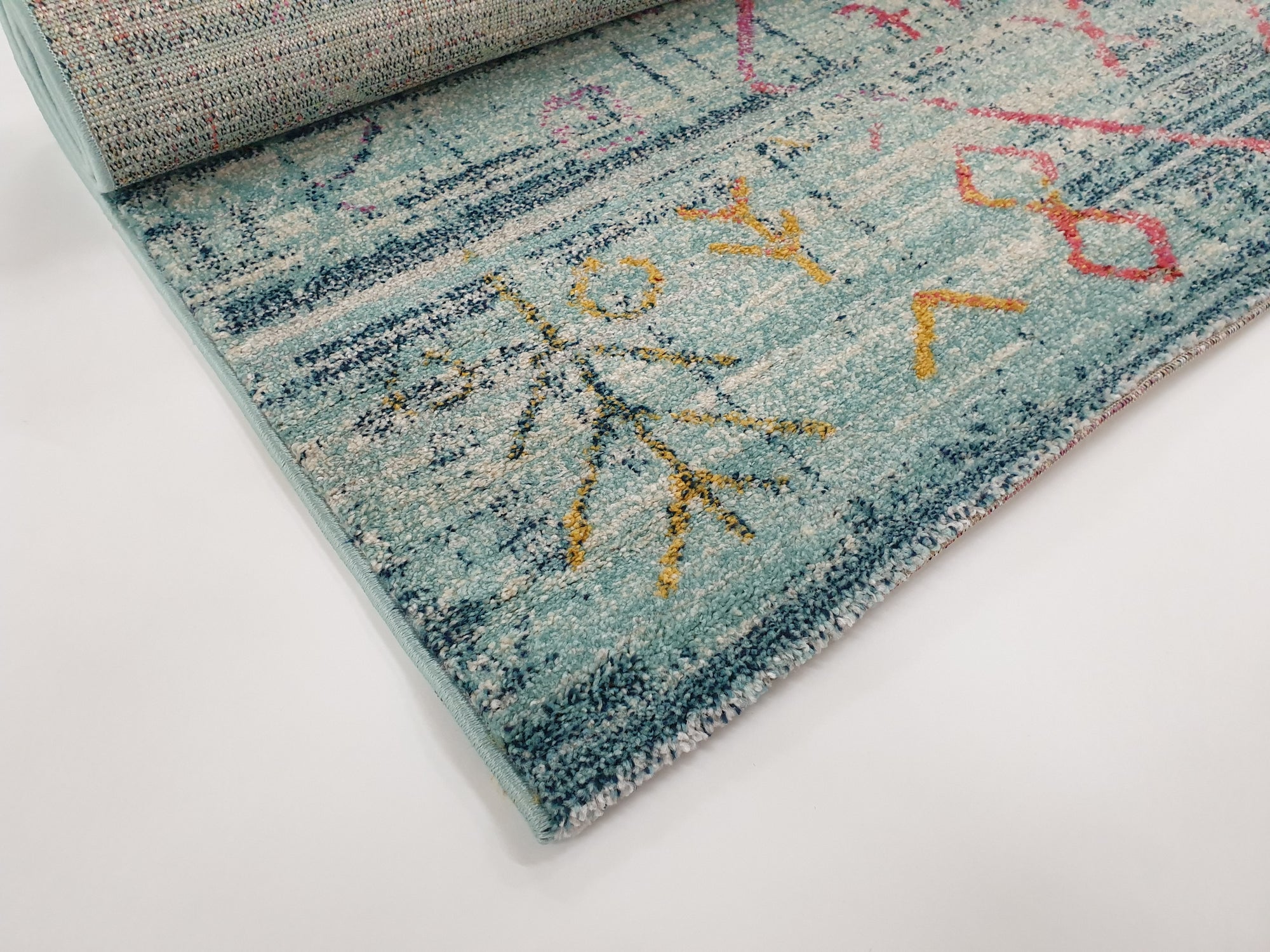 Frisee Rug 489 L.blue/Grey