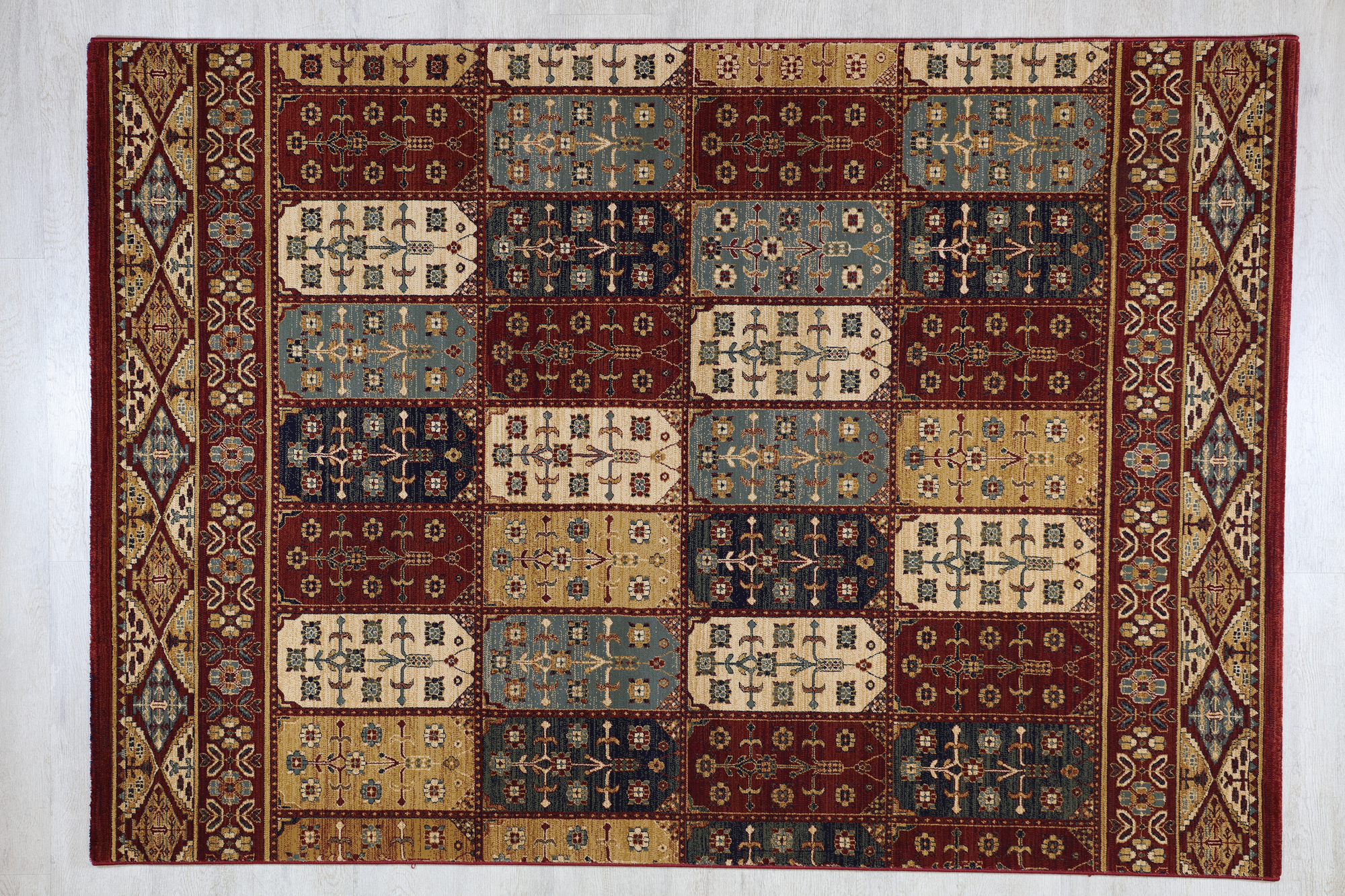 Ottoman 9543 RED/RED