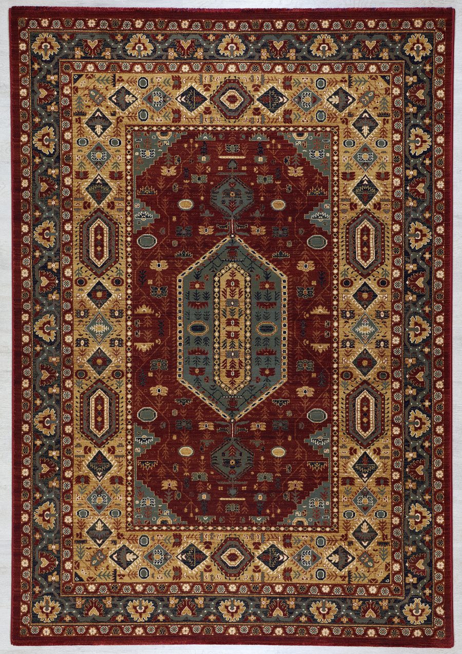 Ottoman 9544 RED/RED