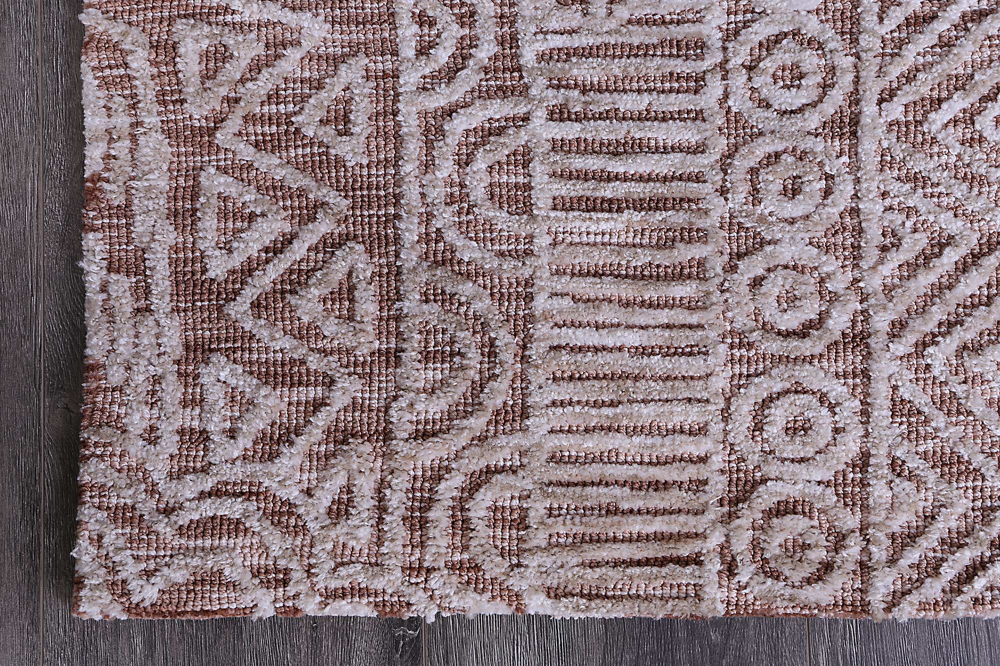 Amritsar Rust Flower Rug