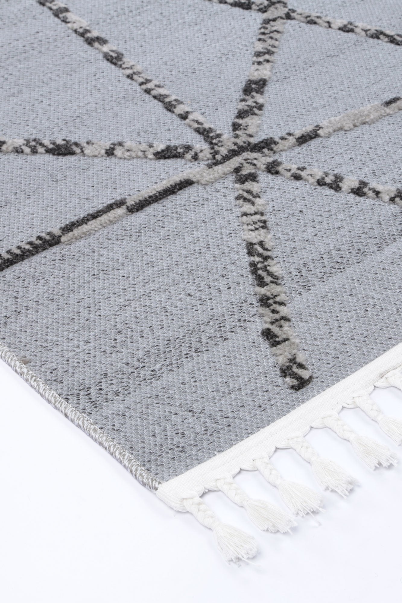 Ares 6 Grey Anthrasite Geometric