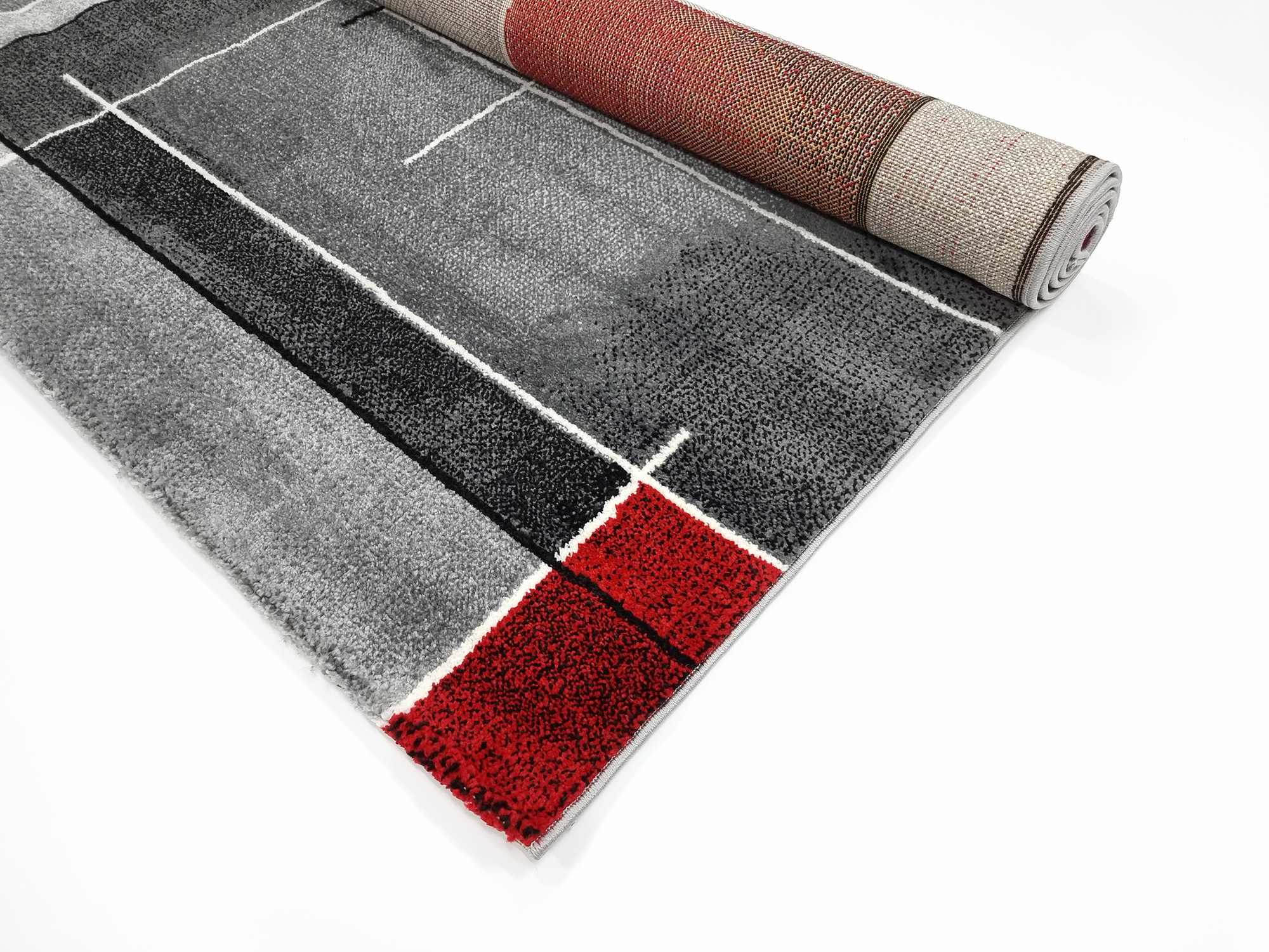 Bonita 555 L.GREY/RED