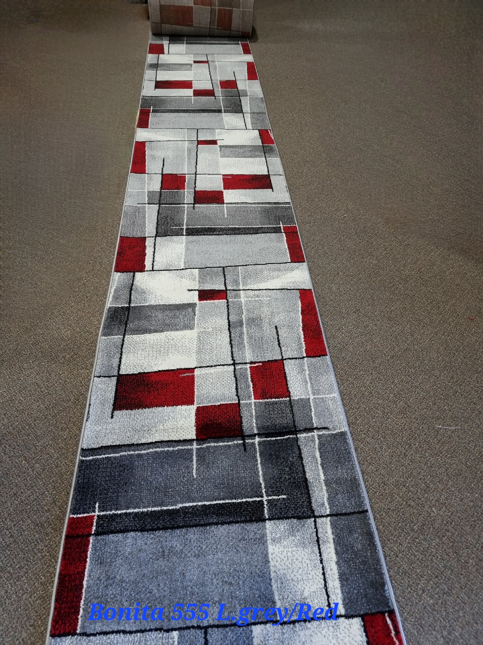 Bonita 555 L.GREY/RED