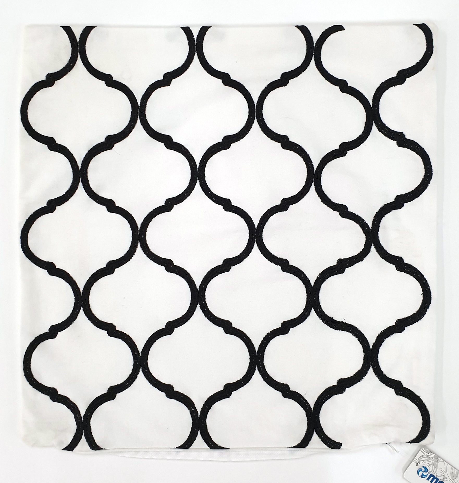 Embroidered Cushions 45x45 cm CU01 WHITE