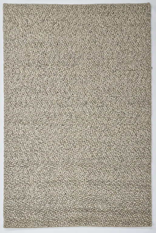 Fish eye -Vanilla (Wool rug)