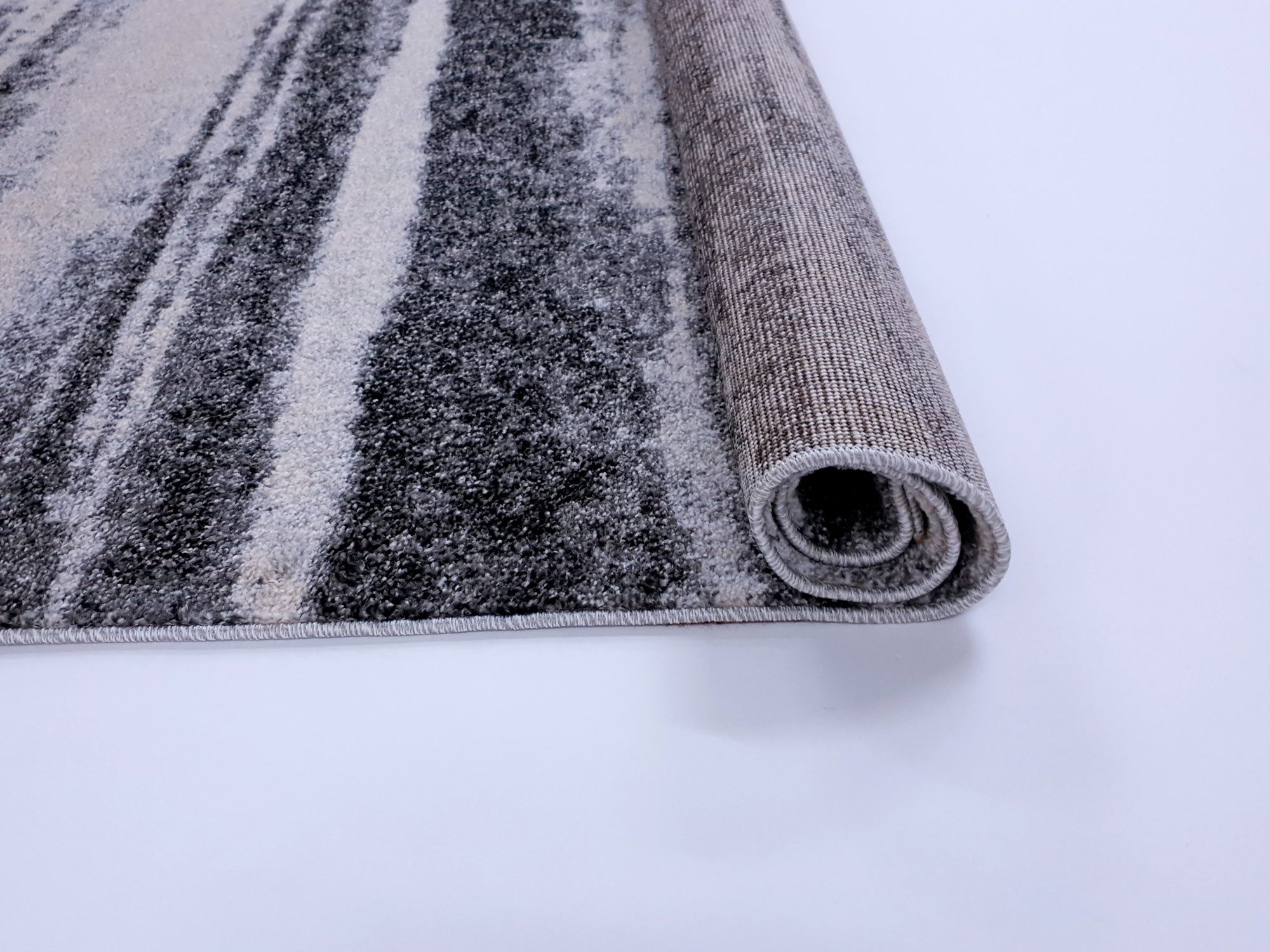 Frisee Rug 261A D.GREY/BLACK