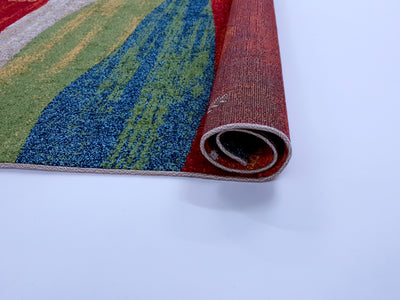 Frisee Rug 742A Red Terra