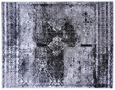 Frisee Rug 106A BLACK/L.GREY