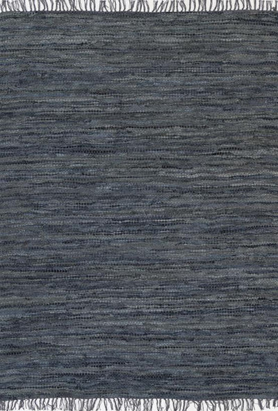 Leather Rug Grey