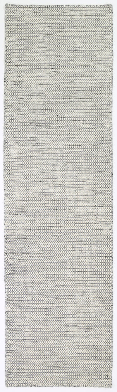 Nordic Grey Wool Runner Rug