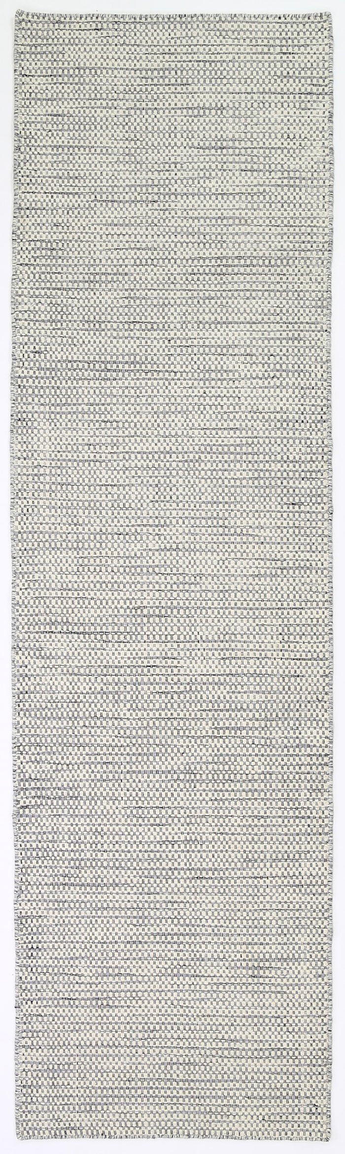 Scandi Grey Reversible Wool Runner Rug