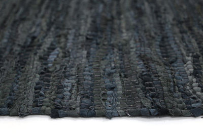 Leather Rug Grey