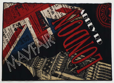 London Poster - Rubber backing
