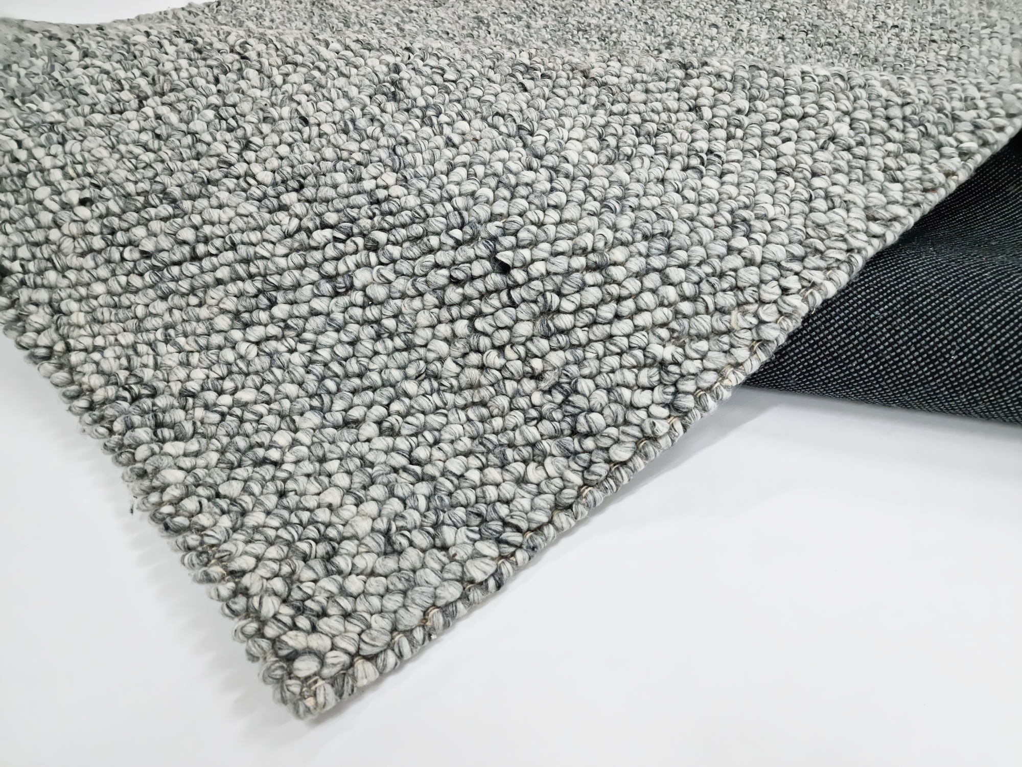 Loops Grey (Wool Rug)
