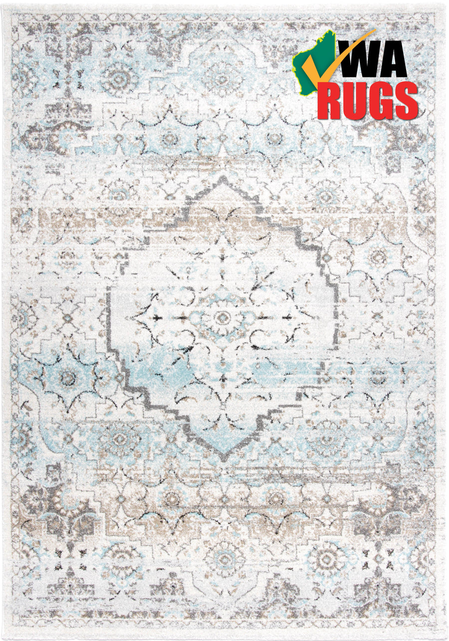 Melih 102 Cream Blue