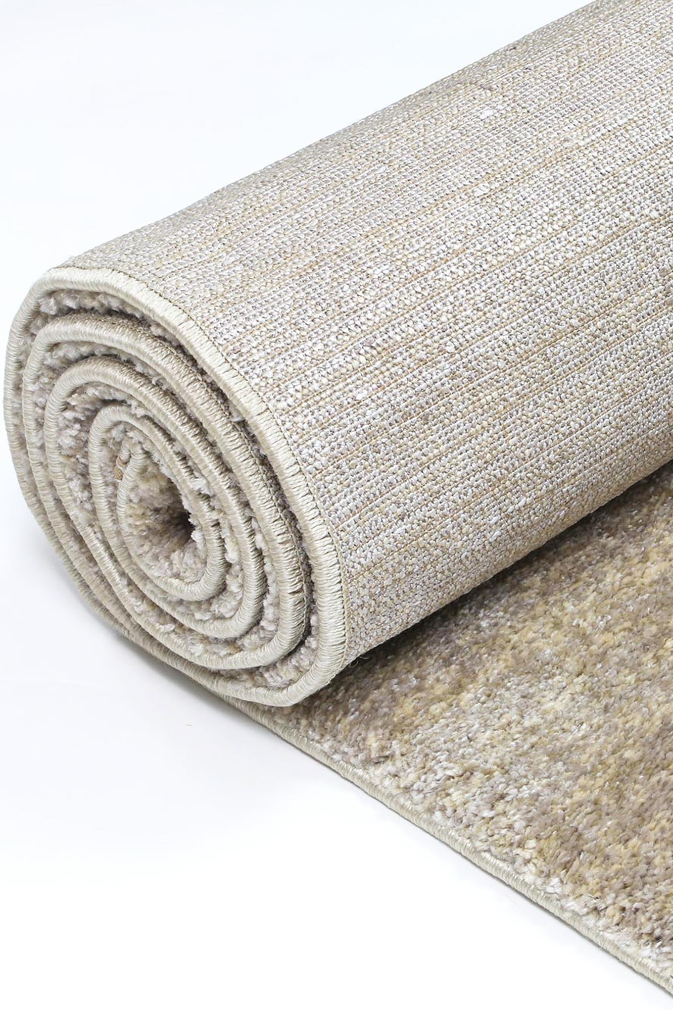 Plain rug Beige